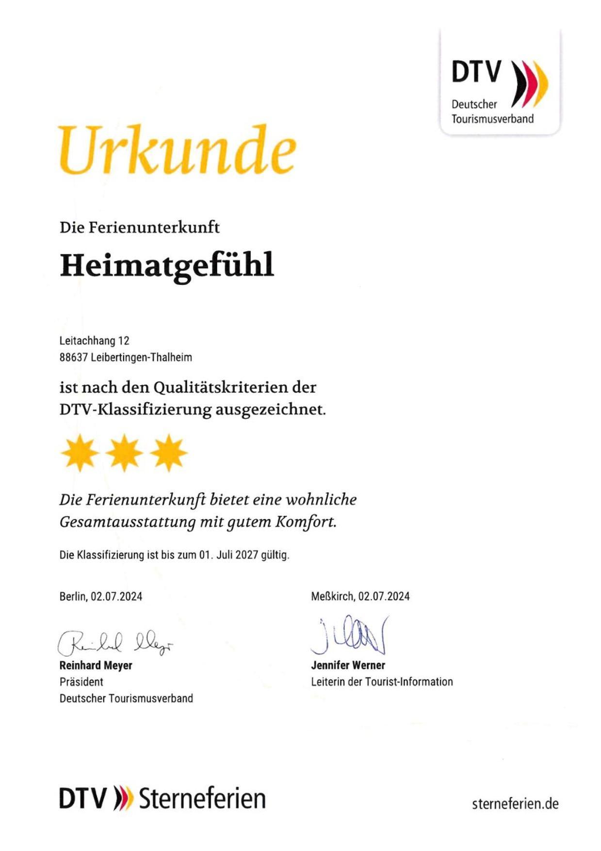 Ferienwohnung Heimatgefuehl Thalheim Leibertingen Buitenkant foto